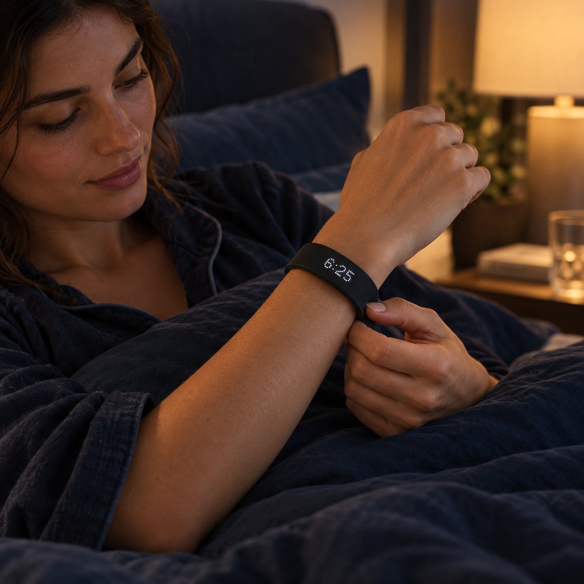 Quiet morning with the Hushwake band on the wrist